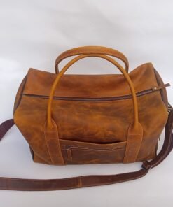 Leather Weekender Duffle: Your Trusty Waterproof Travel Essential