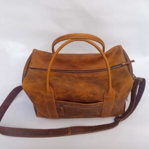 Leather Weekender Duffle: Your Trusty Waterproof Travel Essential