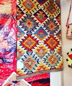 Vintage Pakistani Kilim Rug: Natural Colors, Hand-Woven Charm (2' x 3')