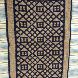Handwoven Pakistani Kilim Rug , Sustainable Luxury (2' x 4')