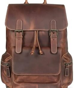 New style vintage cowhide male bag high quality Leather backpack men travel laptop bagpack new fashion school leather bags