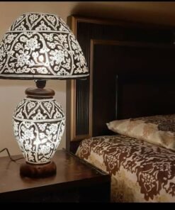 Brighten Your Space with Modern Elegance: White Side Table Lamp